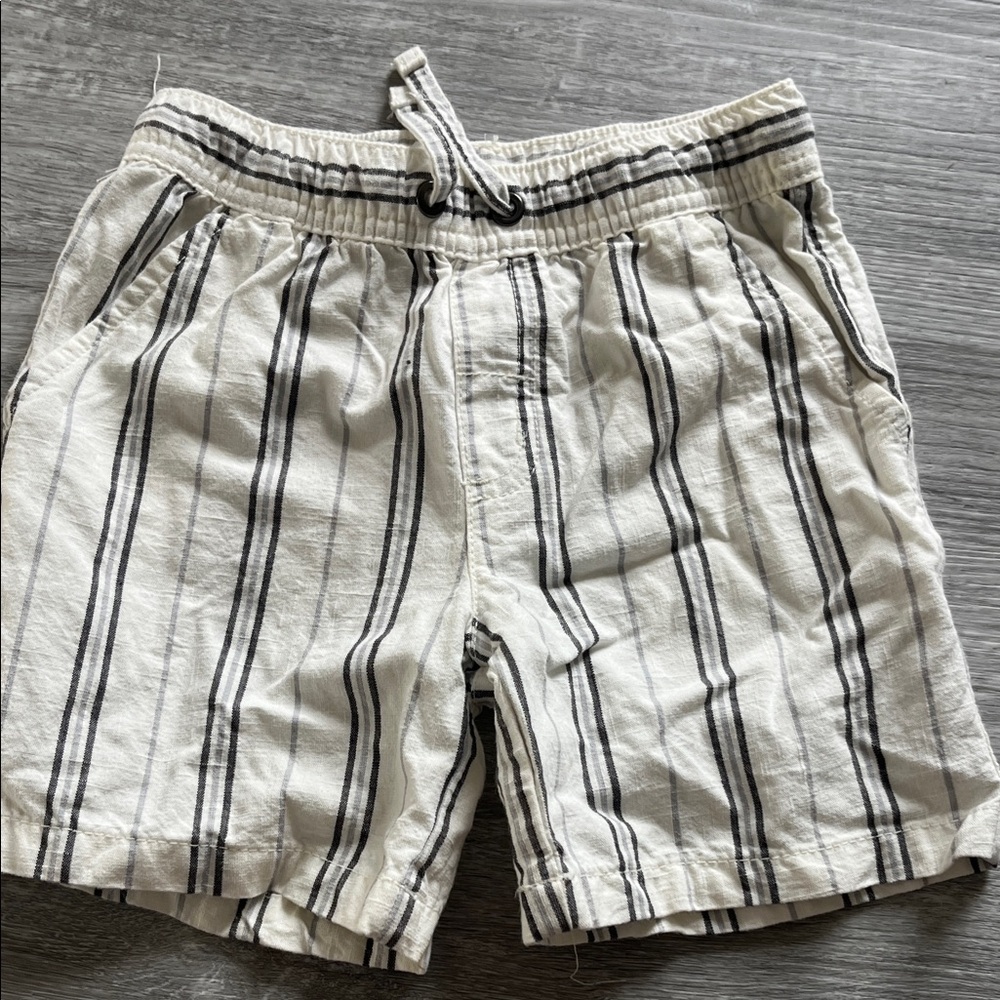 Cat & Jack Kids Black and White Striped Shorts